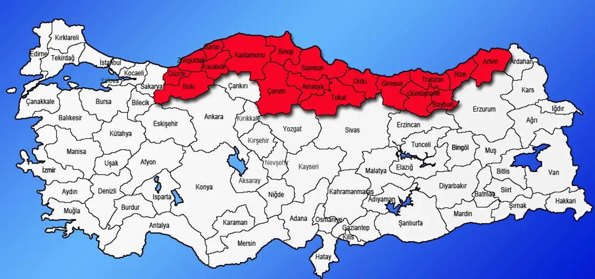 Karadeniz Bölgesi Ambar Kargo - İstanbul merkezli lojistik ağı